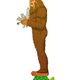 Step 3: Press through your heel to bring your left foot to meet your right on the turtle.